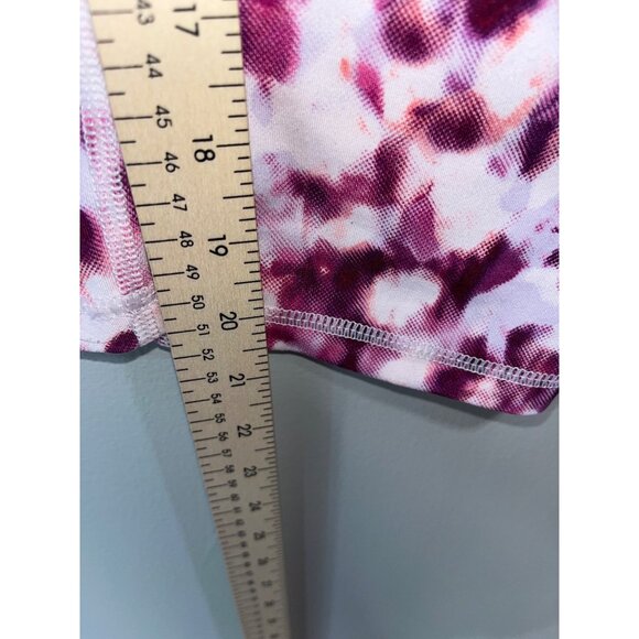 Old Navy Active Womens Go-Dry Leggings M Pink & Purple Tie-Dye - Picture 4 of 8